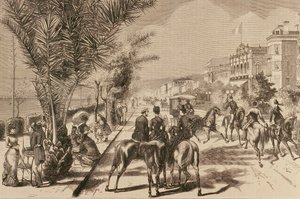 Promenade des Anglais, Nice, 1880